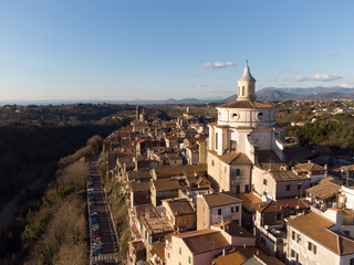 Wall Mural - immagine aerea di Zagarolo, provincia di Roma