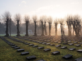 Wall Mural - Cemetery in Christiansfeld, Denmark