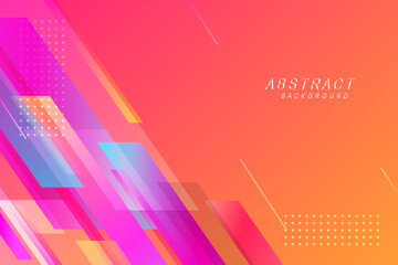 Fototapete - Abstract geometric shapes background