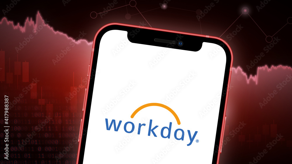Vector Workday Cartoon Rates Workday stock market vector illustration, with iPhone splash screen ...