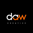 DAW Letter Initial Logo Design Template Vector Illustration
