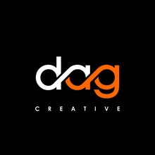 DAG Letter Initial Logo Design Template Vector Illustration