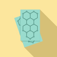 Poster - nanotechnology icon. flat illustration of nanotechnology vector icon for web design