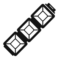 Poster - gemstone bracelet icon. simple illustration of gemstone bracelet vector icon for web design isolated