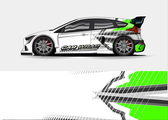 car wrap design. simple lines with abstract background vector concept for vehicle vinyl wrap and automotive decal livery
