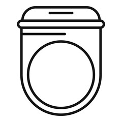 Poster - ruby ring icon. outline ruby ring vector icon for web design isolated on white background
