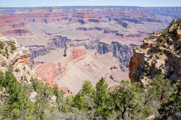 Grand Canyon National Park in Arizona, USA, view from south rim