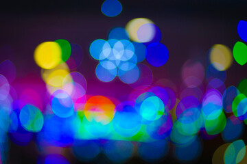 Abstract color Light Bokeh Background