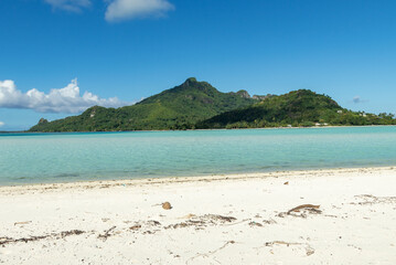 Poster - Plage à Maupiti, Polynésie française