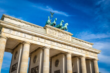 Brandenburg Gate In Summer Day, Berlin