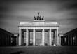 Brandenburg gate at long exposure, Berlin