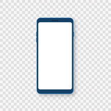 Blue Cell Phone Illustration Free Stock Photo - Public Domain Pictures
