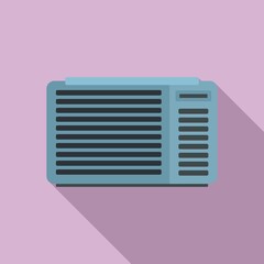 Poster - Air ventilation icon. Flat illustration of air ventilation vector icon for web design