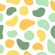 © Екатерина Белова - Seamless Pattern Colored Abstract Spots on a Neutral Background Vector Illustration