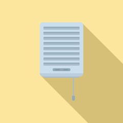 Poster - Wall ventilation icon. Flat illustration of wall ventilation vector icon for web design