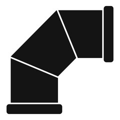 Poster - ventilation metal pipe icon. simple illustration of ventilation metal pipe vector icon for web desig