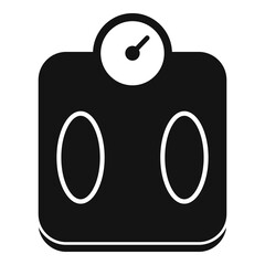 Poster - Robot smart scales icon. Simple illustration of Robot smart scales vector icon for web design isolated on white background