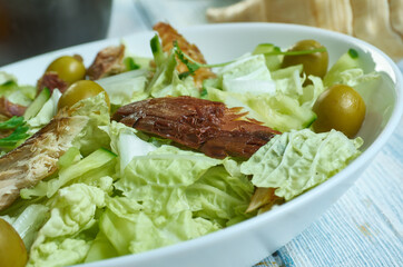 Canvas Print - Spring Veggie Tuna Salad