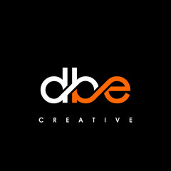 DBE Letter Initial Logo Design Template Vector Illustration