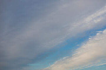 Wall Mural - Image of cloud formations as background or template for sky in pictures exchange
