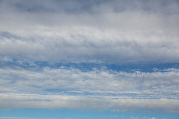 Wall Mural - Image of cloud formations as background or template for sky in pictures exchange