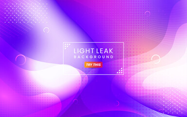 Poster - Abstract Colorful Light Leak Background. Modern Dynamic Background Usable for Greeting Card, Banner, Landing Page, Presentation Background, Etc.