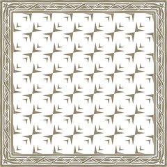 Poster - Floral Geometric Pattern. Vector illustration. design for wallpaper, flyer, book, brochure.Design of a Scarf with a Geometric Pattern .
