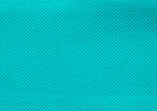Turquoise Nonwoven Fabric Texture Background.