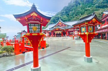 The Taikodani Inari Shrine  in Tsuwano town, Shimane prefecture, Japan.