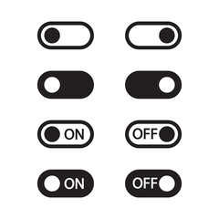 Poster - On off icon. Switch button. Vector illustration.