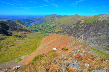 Sticker - Snowdonia National Park in the summer sun