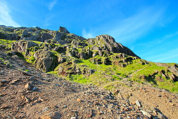 Poster - Snowdonia National Park in the summer sun