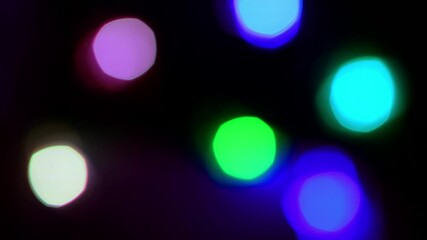 Aufkleber - Multicolored light leaks. 4k footage on black background