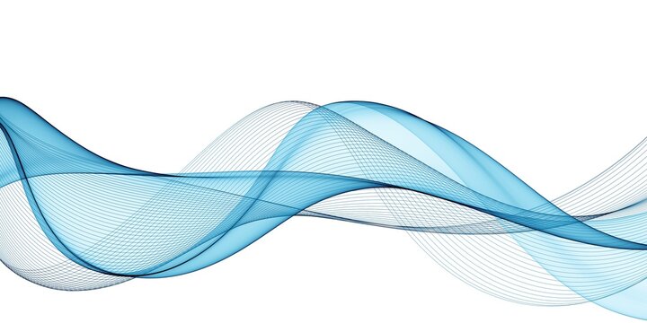 Color light blue abstract waves design

