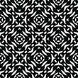 © t2k4 - Geometric vector pattern with triangular elements. Seamless abstract ornament for wallpapers and backgrounds. Black and white patterns..