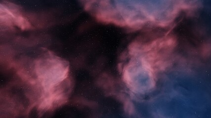 space background with realistic nebula and shining stars. colorful cosmos with stardust and milky wa