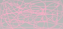 Background Consisting Of Pink Scribble