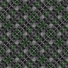 Poster - Abstract geometric background of color squares. Multicolored mosaic. Gradient square pattern.