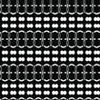 © t2k4 - Geometric vector pattern with triangular elements. Seamless abstract ornament for wallpapers and backgrounds. Black and white patterns..