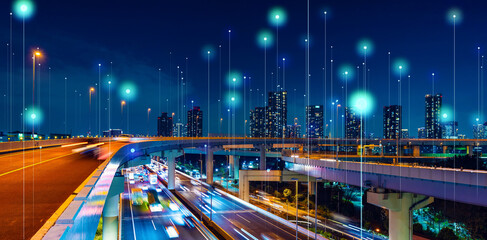 Aufkleber - 都市とネットワーク　ICT　IoT