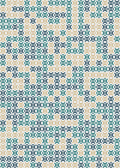 Naklejka na meble Abstract Geometric Pattern generative computational art illustration