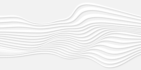 Poster - abstract wavy background. optical art wave lines. minimal wave lines style for modern surface textur