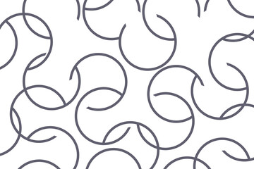 Wall Mural - abstract background pattern made with circle shaped lines. modern, simple and geometric vector art.
