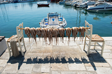 Wall Mural - Hafen von Chora, Insel Naxos, Kykladen, Griechenland