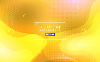 Poster - Abstract Colorful Light Leak Background. Modern Dynamic Background Usable for Greeting Card, Banner, Landing Page, Presentation Background, Etc.