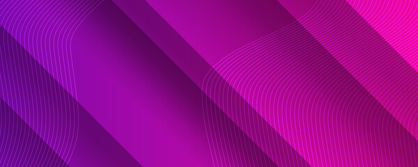 Poster - Shades of purple abstract polygonal geometric background. 3d business background concept