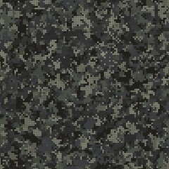 Canvas Print - Abstract military or hunting camouflage seamless pattern background