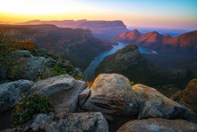 Three Rondavels And Blyde River Canyon At Sunset, South Africa 84