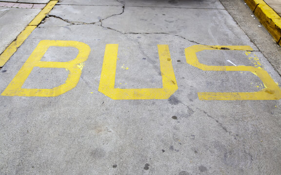 Bus stop symbol