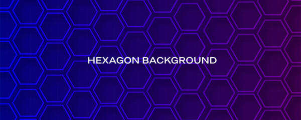 Poster - Hexagon pattern abstract texture background . 